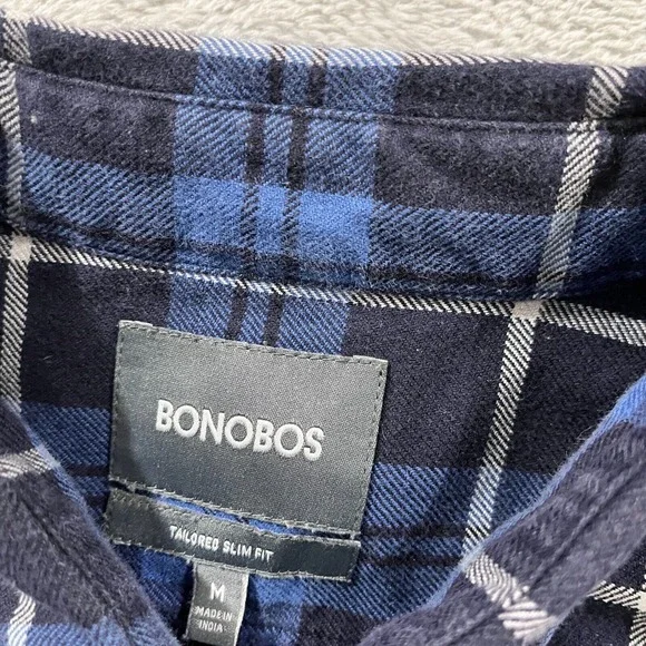 Bonobos Shirt Mens M Lot of 2 Plaid Slim Fit Button Down Long Sleeve - Picture 5 of 10